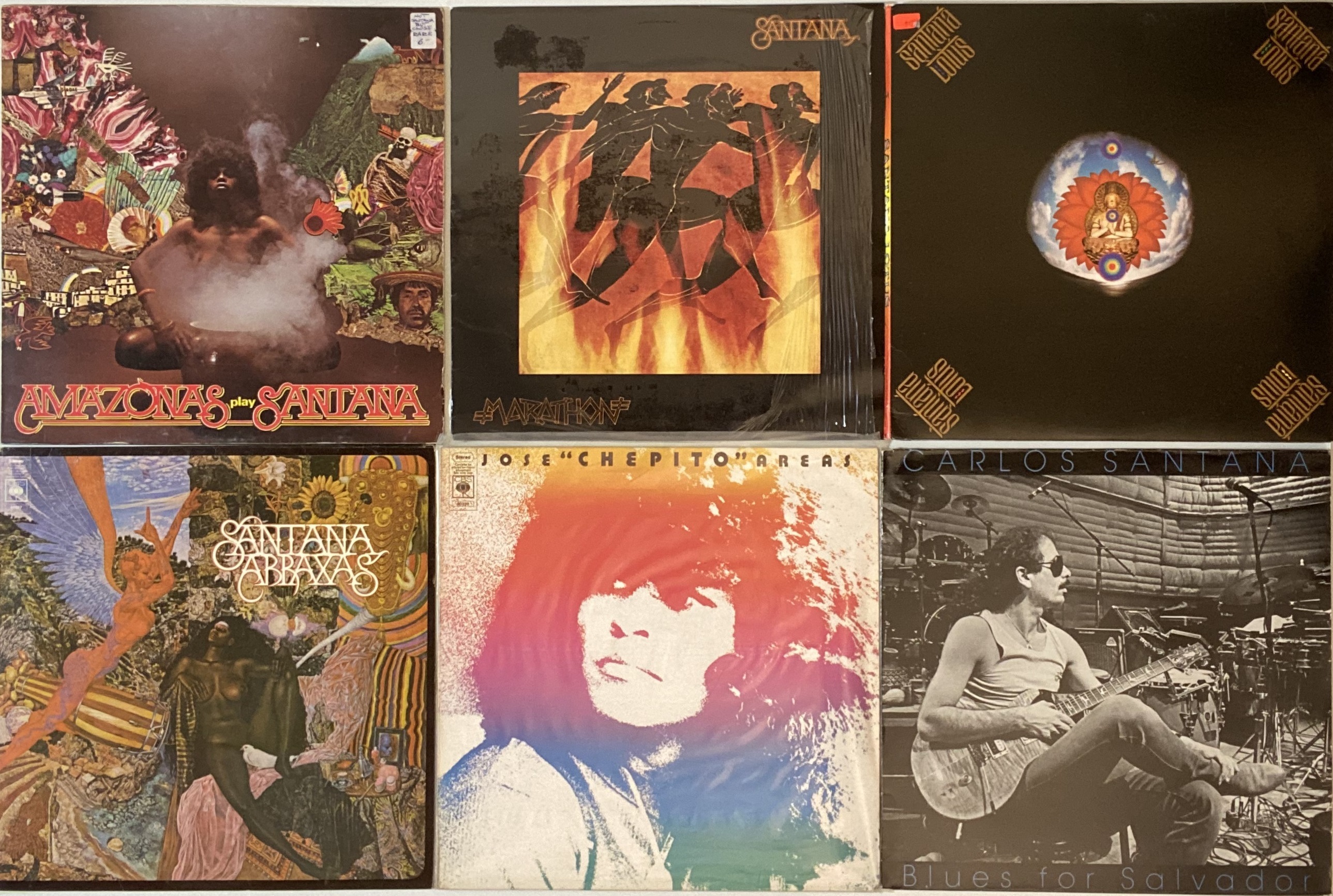 Lot 916 - Santana - LP Collection