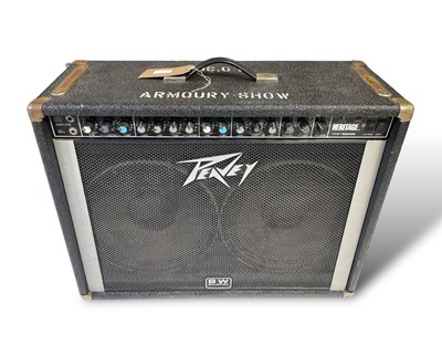 Lot 251 - PUNK INTEREST - JOHN MCGEOGH OWNED AND USED PEAVEY AMPLIFIER.