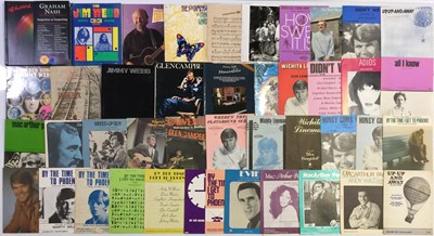 Lot 40 - JIMMY WEBB - SHEET MUSIC ARCHIVE - OTHER MEMORABILIA.