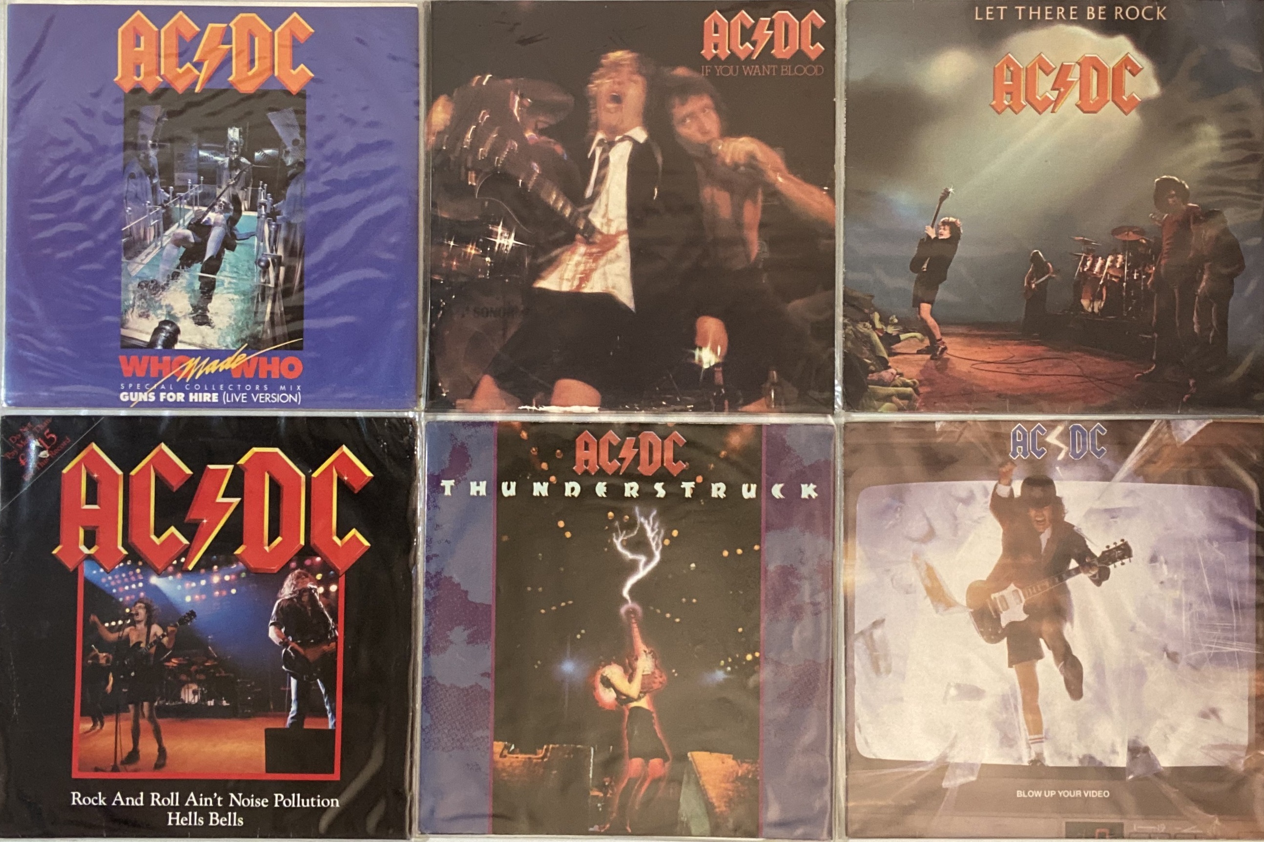 Lot 974 - AC/DC - LP & 12