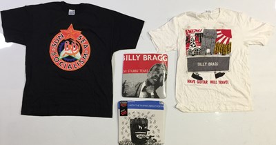 Lot 308 - BILLY BRAGG T-SHIRTS.