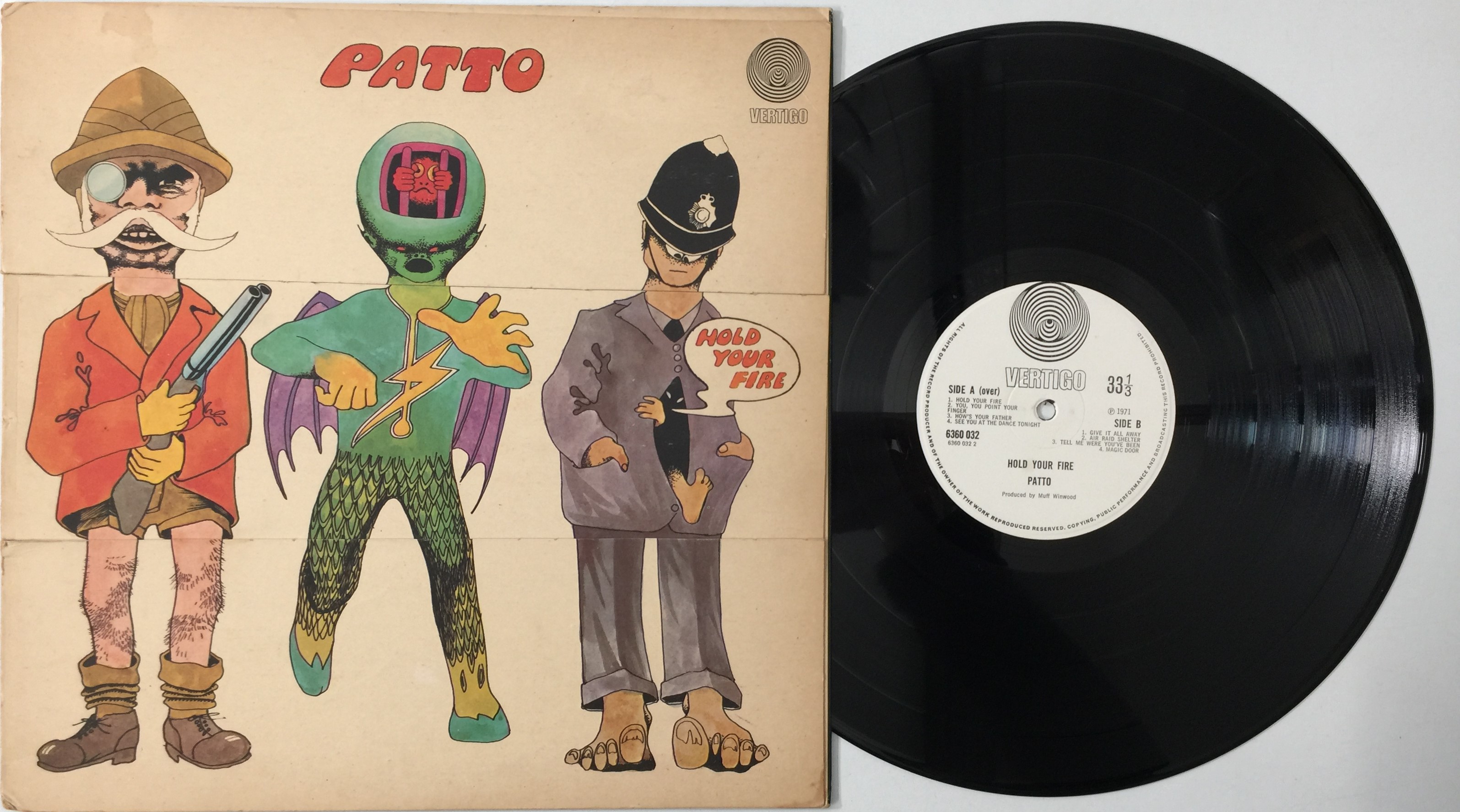 オリジナル Patto LP Hold Your Fire UK Vertigo Patto – Hold Your Fire | Releases | Discogs