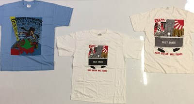 Lot 309 - BILLY BRAGG T-SHIRTS AND HAT