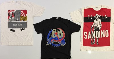 Lot 309 - BILLY BRAGG T-SHIRTS AND HAT