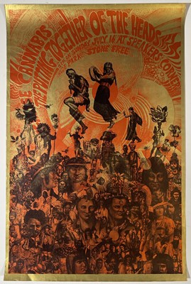 Lot 147 - BIG O POSTERS - MARTIN SHARP - CANNABIS 'GATHERING OF THE HEADS'.