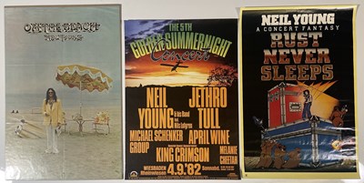 Lot 151 - NEIL YOUNG - POSTER COLLECTION INC US PROMO POSTERS C 1970S.