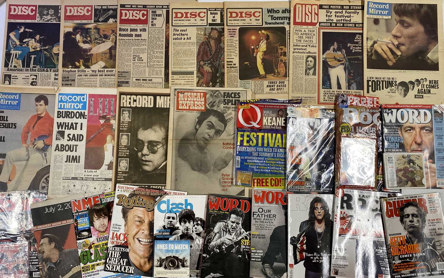 Lot 81 - ASSORTED MUSIC MAGAZINES 1967-2007 INC