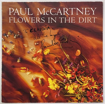 Lot 129 - PAUL MCCARTNEY SIGNED FLOWERS IN THE DIRT LP.