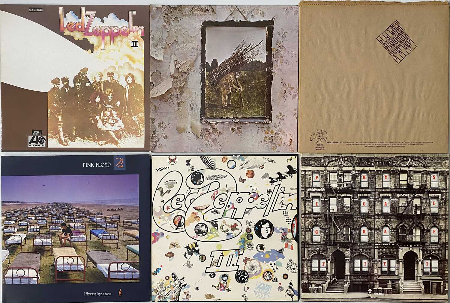 Lot 694 - LED ZEPPELIN/ PINK FLOYD - LP COLLECTION