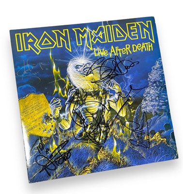 Lot 90 - IRON MAIDEN - FULLY SIGNED LP.