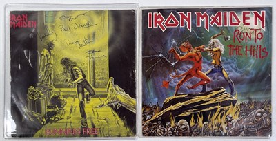 Lot 265 - IRON MAIDEN - SIGNED ITEMS.