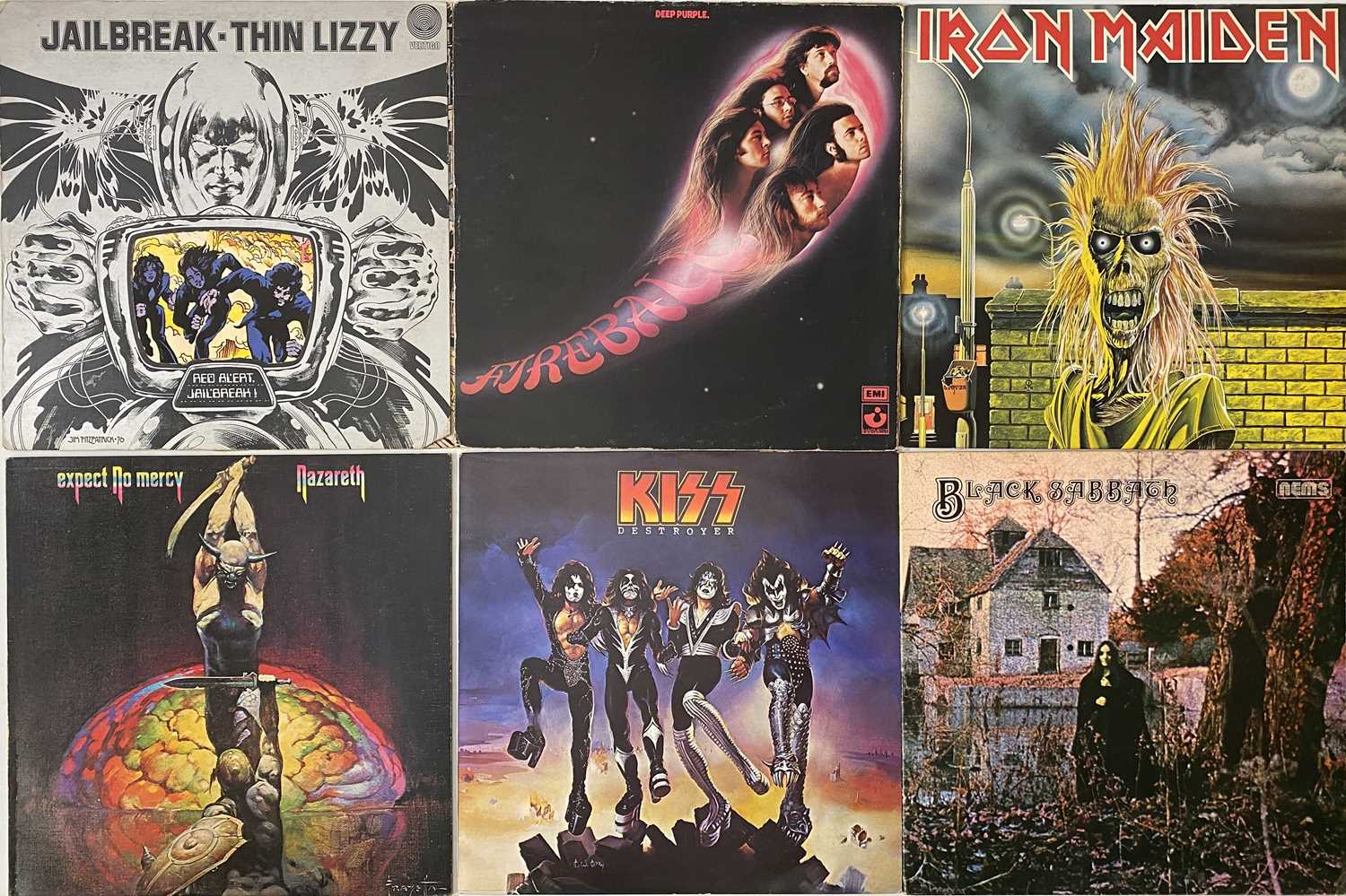 Lot 711 - HEAVY/ BLUES ROCK & METAL - LP COLLECTION