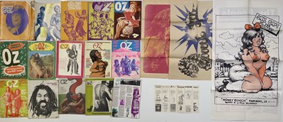 Lot 33 - OZ MAGAZINE - 14 ISSUES /  POSTERS.