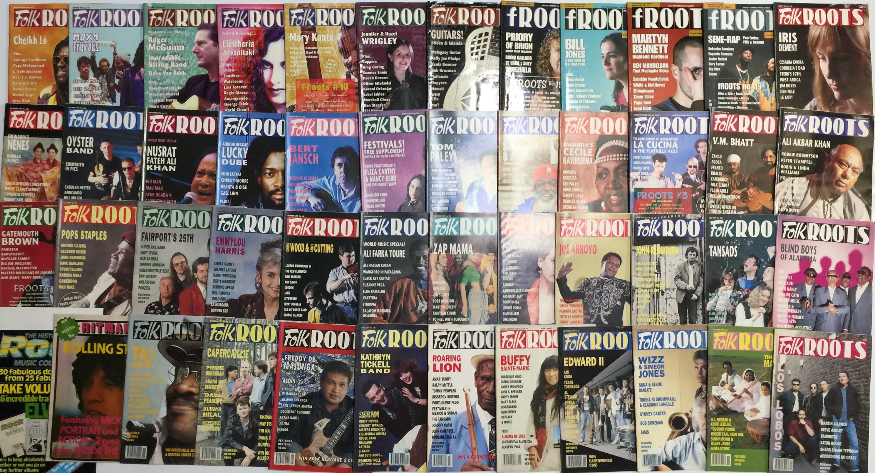 Lot 85 - MAGAZINE AND BOOK COLLECTION INC FOLK ROOTS