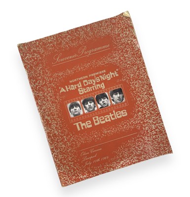 Lot 130 - THE BEATLES - AN ORIGINAL 1964 LIVERPOOL 'A HARD DAY'S NIGHT' PROGRAMME.