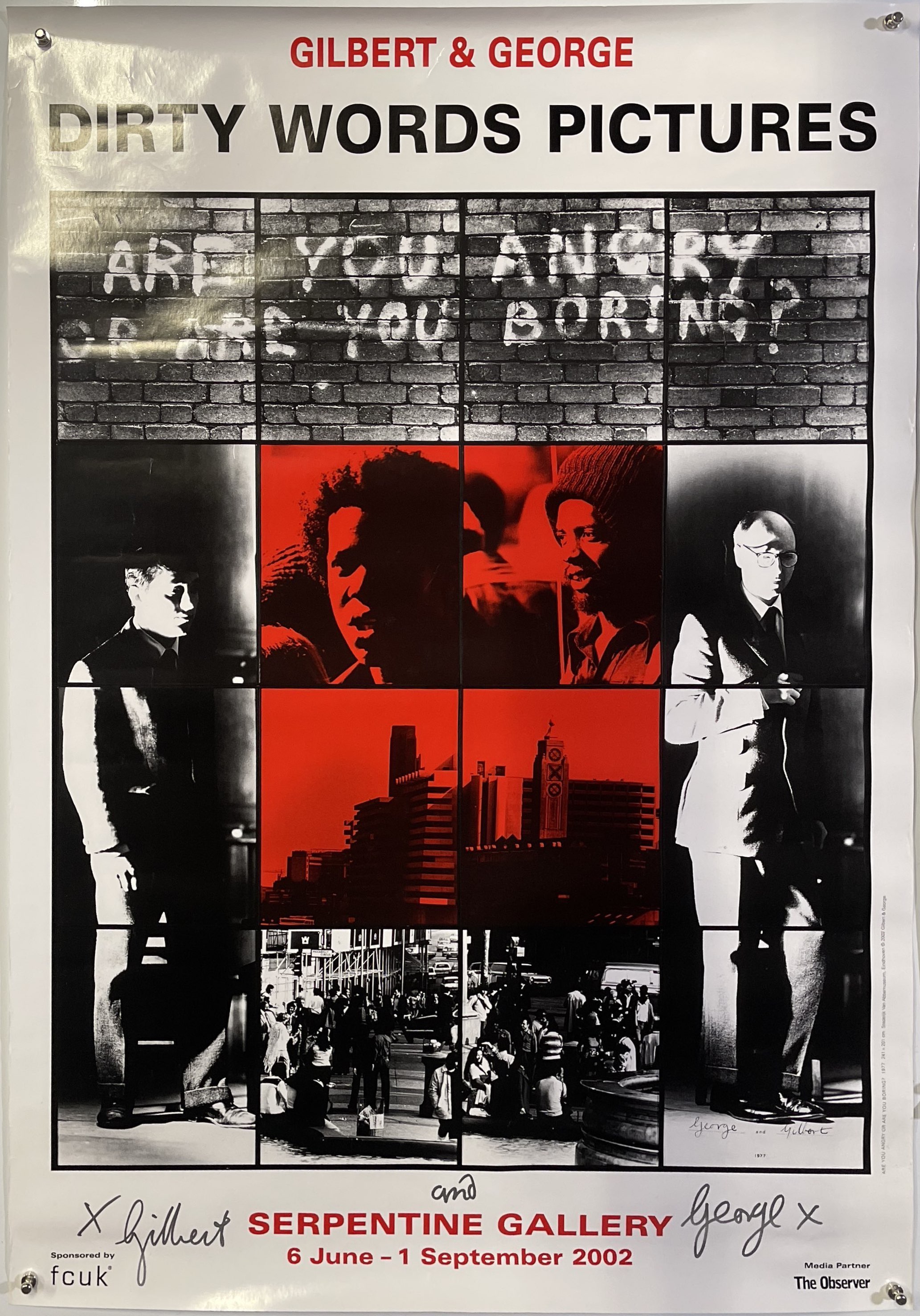 Lot 70 ART POSTERS INC SIGNED GILBERT AND