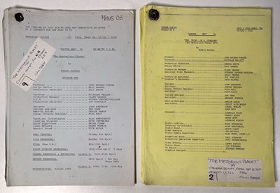 Lot 204 - DOCTOR WHO INTEREST - MYSTERIOUS PLANET SCRIPTS - 1986.