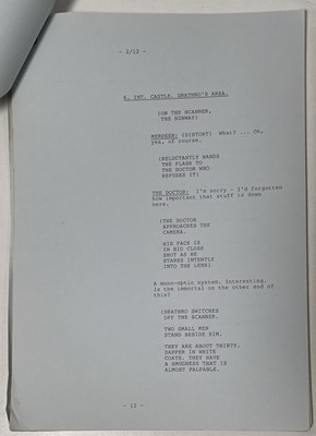 Lot 204 - DOCTOR WHO INTEREST - MYSTERIOUS PLANET SCRIPTS - 1986.