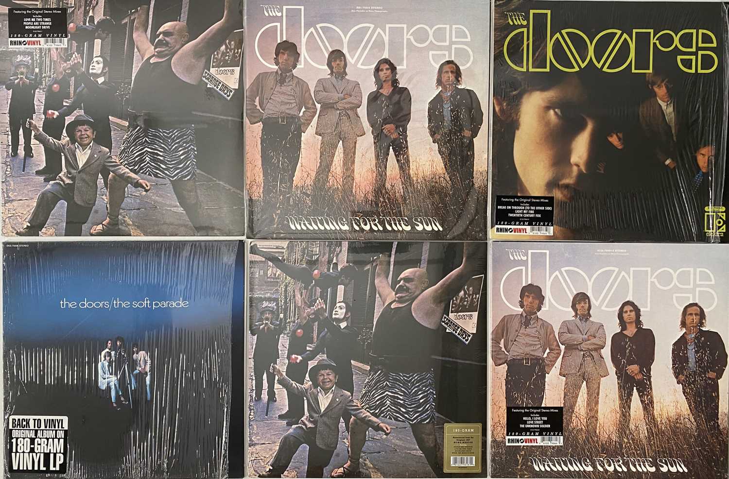 Lot 735 - THE DOORS - MODERN PRESSINGS