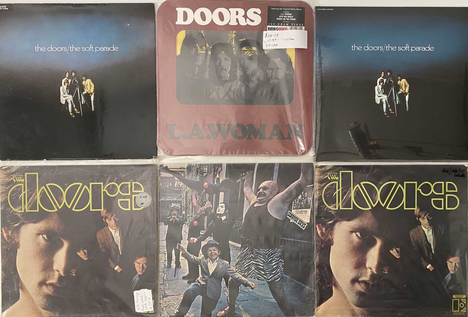 Lot 739 - THE DOORS - LP COLLECTION