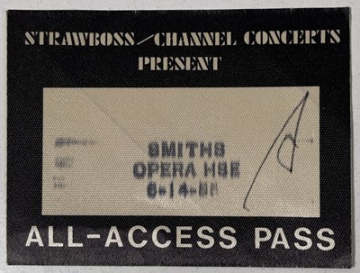 Lot 439 - THE SMITHS - AAA PASS FROM OPERA HOUSE, BOSTON 1985.