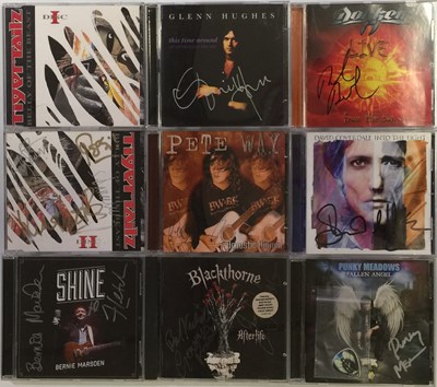 Lot 270 - COLLECTION OF METAL/HARD ROCK SIGNED CDS