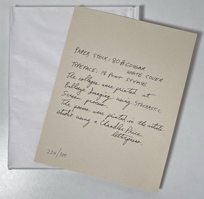 Lot 44 - JAZZ INTEREST - AMBER TAMBLYN / GEORGE HERMS - THELONIUS MONK - 'THE LONELIEST' LTD EDITION FOLIO BOXSET.