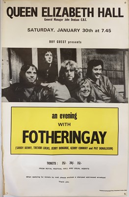 Lot 92 - FOTHERINGAY 1971 POSTER