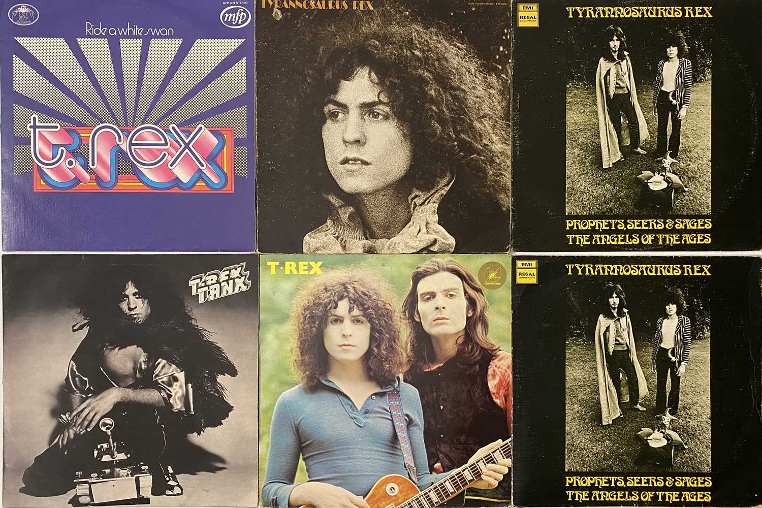 Lot 796 - T REX/ MARC BOLAN AND RELATED - LP/ 7