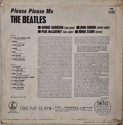 Lot 819 - THE BEATLES - PLEASE PLEASE ME LP (2ND UK BLACK & GOLD MONO COPY - PMC 1202)