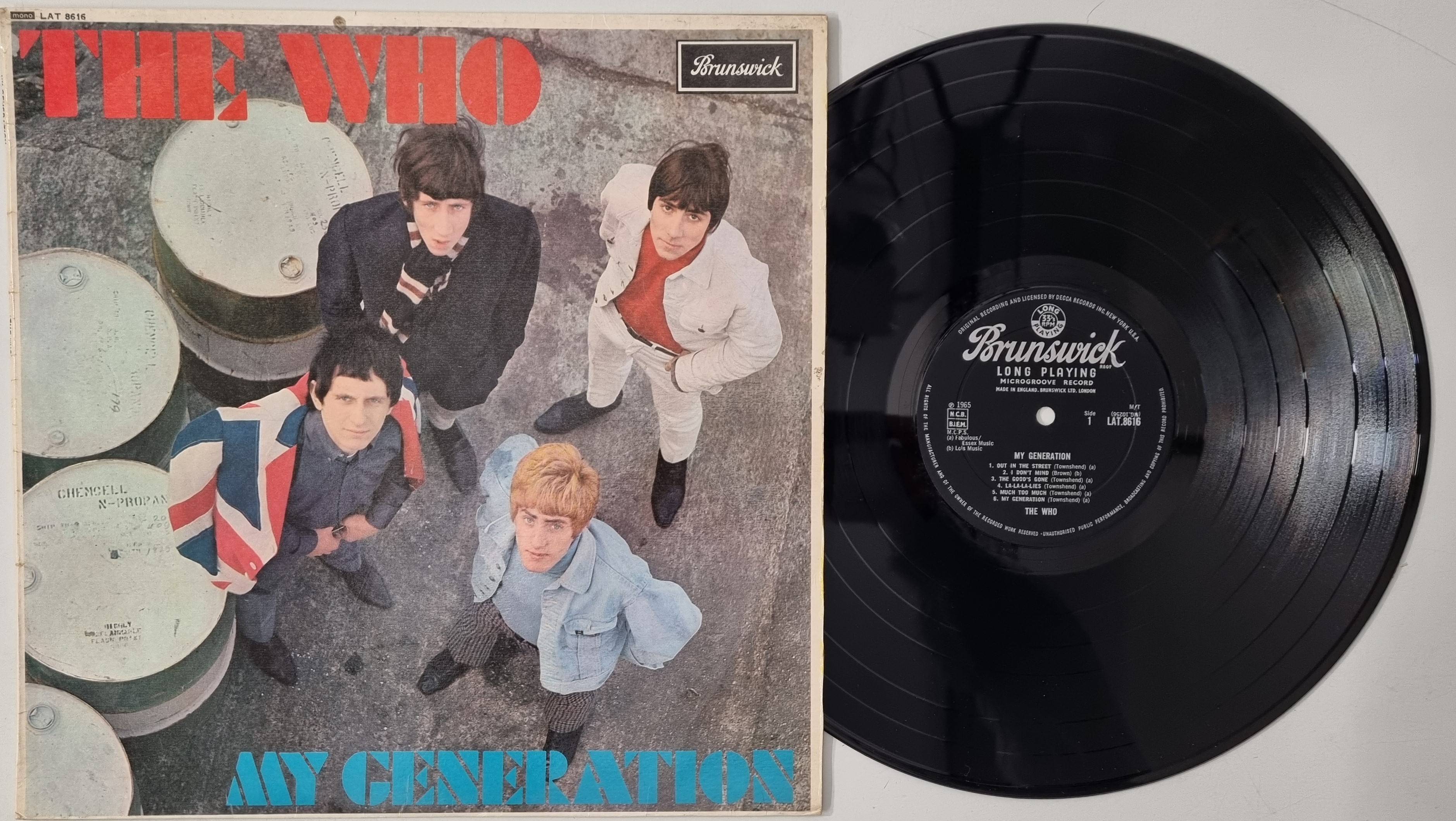 Lot 822 - THE WHO - MY GENERATION LP (UK OG
