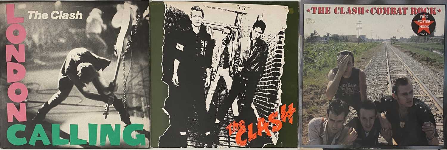 Lot 858 - THE CLASH - UK LP PACK