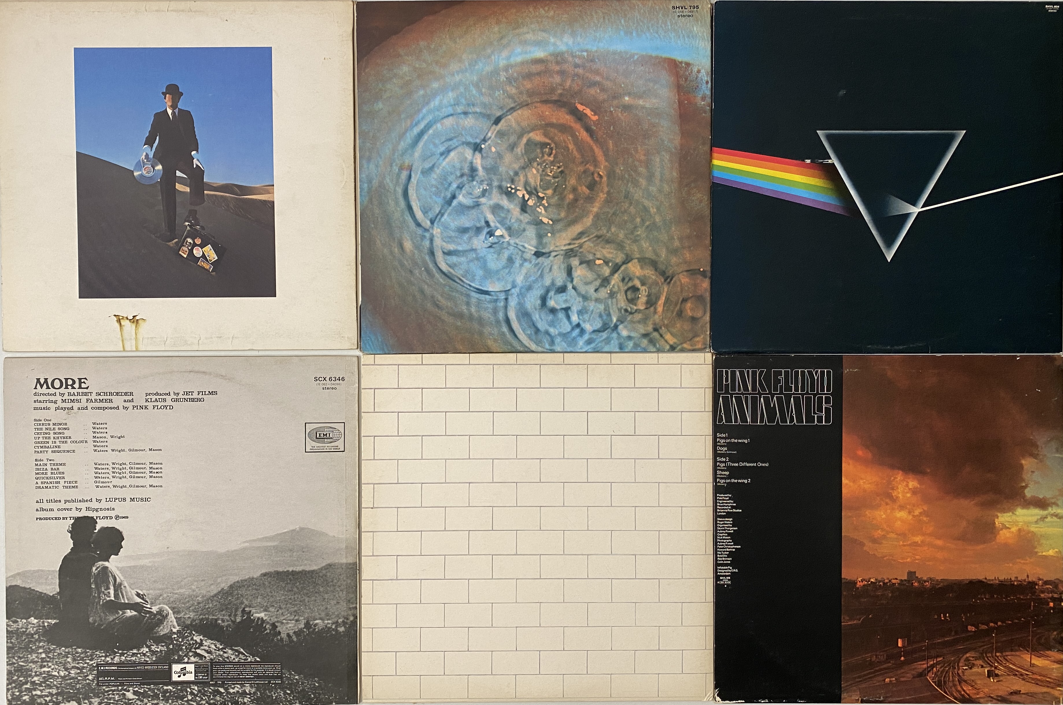 Lot 862 - PINK FLOYD - LP PACK