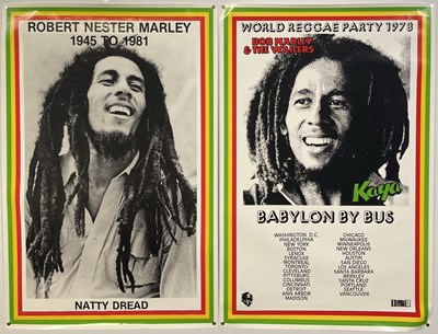 Lot 252 - BOB MARLEY US KAYA TOUR POSTER 1978.