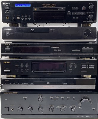 Lot 12 - HIFI EQUIPMENT (SONY, DENON, TEAC, HARMON/KARDON,SAMSON).