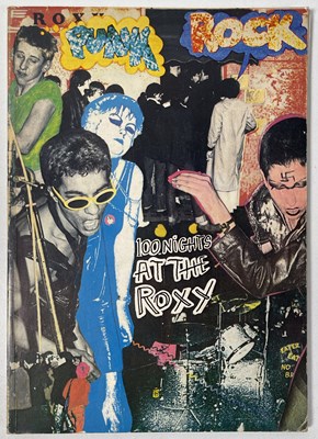 Lot 449 - PUNK INTEREST - '100 NIGHTS AT THE ROXY' ORIGINAL BOOK, 1978.