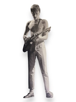 Lot 163 - THE JAM / PAUL WELLER INTEREST - UNIQUE 1/1 CUTOUT CARD DISPLAY.