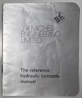 Lot 15 - J.A.MITCHELL REFERENCE HYDRAULIC TRANSCRIPTION TURNTABLE.