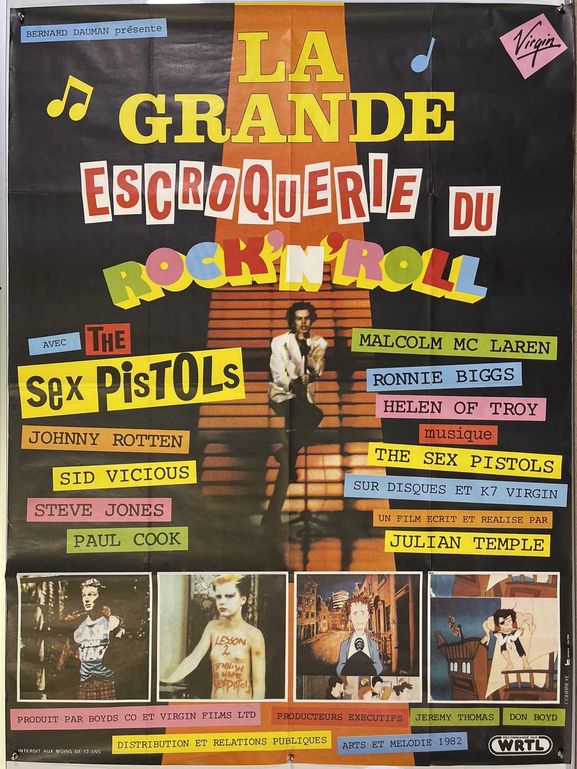 Lot 458 - THE SEX PISTOLS - ORIGINAL FRENCH GREAT ROCK