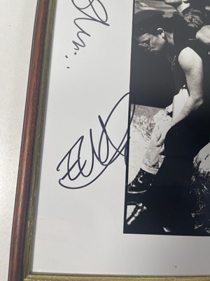 Lot 92 - U2 - A SIGNED PRINT.