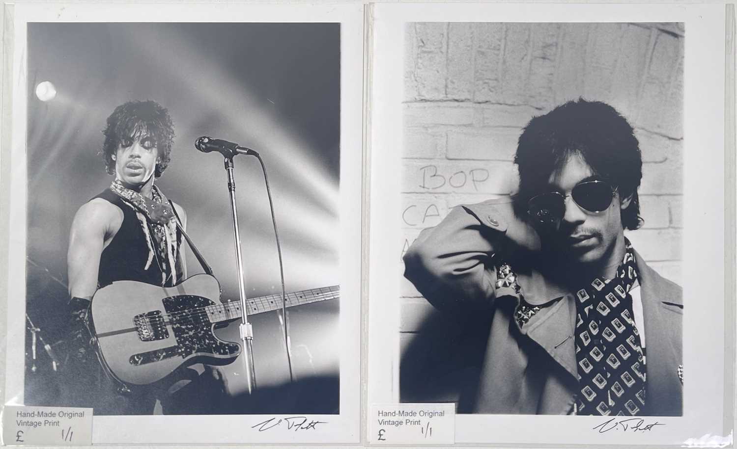 Lot 43 - PRINCE - LIVE AT THE PARADISO CLUB, 1981 - VINTAGE SIGNED PHOTO PRINTS.