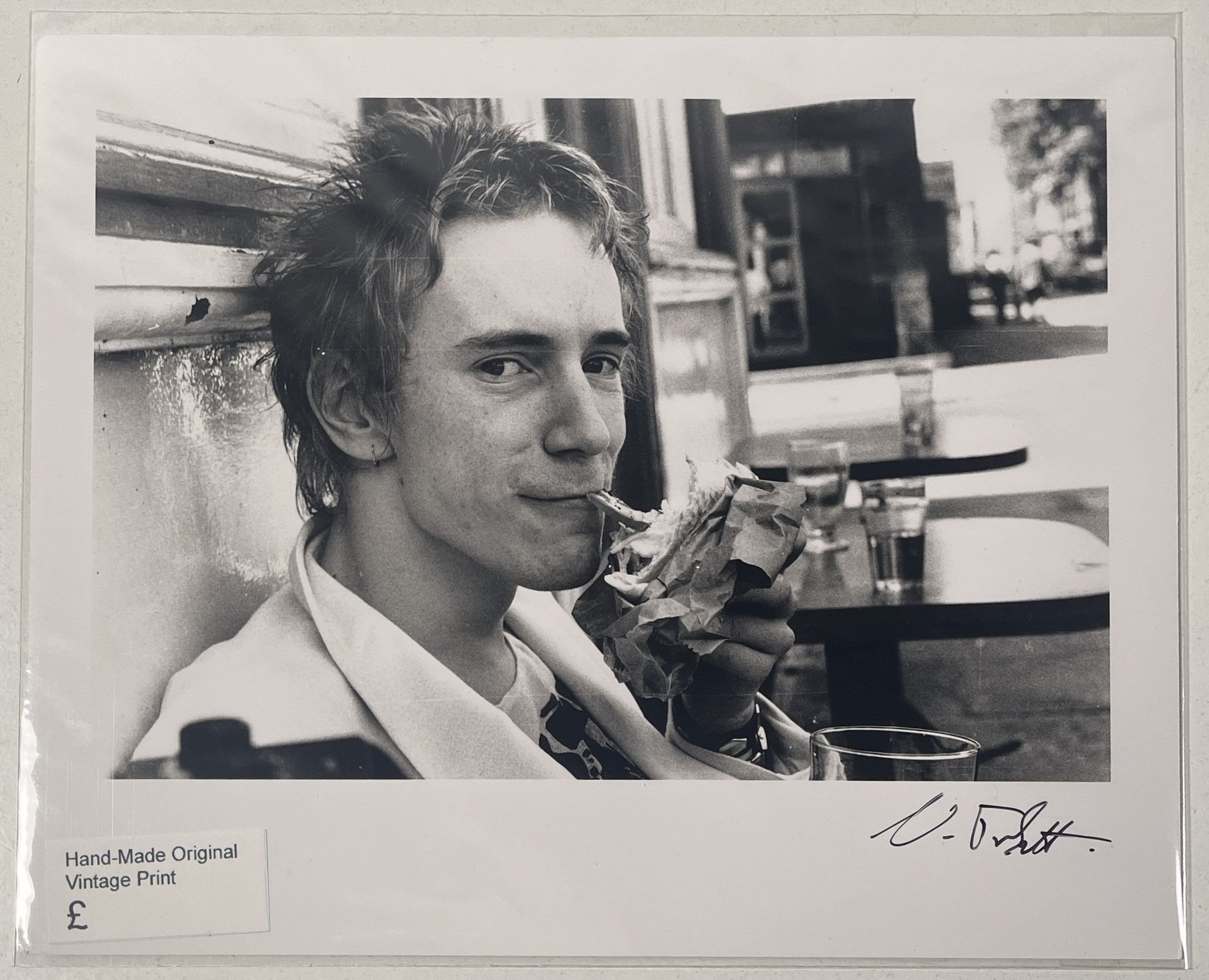 Lot 49 - THE SEX PISTOLS - JOHNNY ROTTEN, 1977