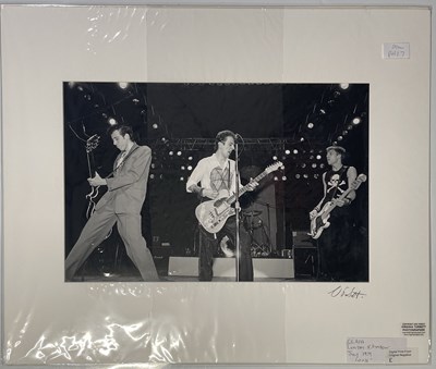 Lot 140 - THE CLASH - LIVE AT THE RAINBOW THEATRE, 1979 - PHOTO PRINT.