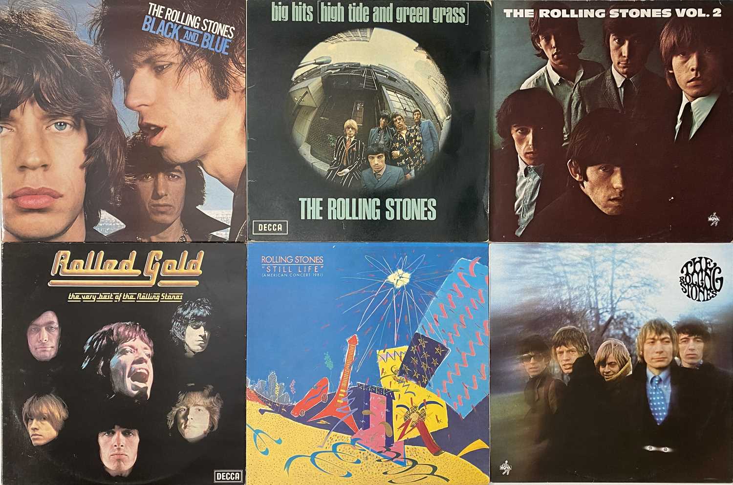 Lot 785 - THE ROLLING STONES - 70s-90s PRESSINGS - LP