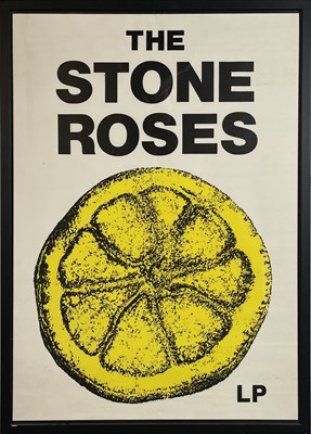 Lot 169 - THE STONE ROSES - AN ORIGINAL PROMOTIONAL POSTER FOR THE DEBUT LP.