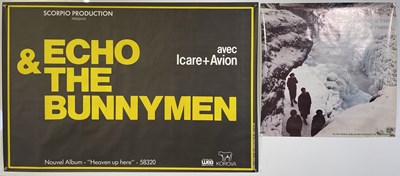 Lot 170 - ECHO AND THE BUNNYMEN - ORIGINAL CONCERT / PROMO POSTERS C 1980S.