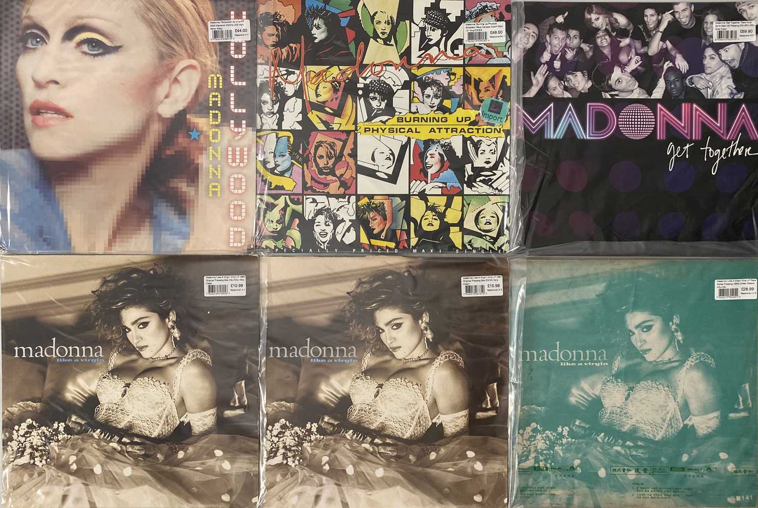 Lot 889 - MADONNA - LPs / 12" PACK