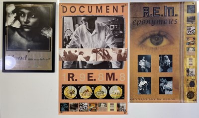 Lot 175 - 1980S PROMOTIONAL POSTERS INC THIS MORTAL COIL / R.E.M. AND MORE.