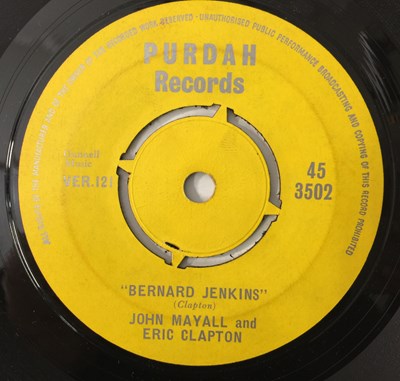 Lot 89 - JOHN MAYALL AND ERIC CLAPTON - LONELY YEARS 7" (ORIGINAL UK RELEASE - PURDAH RECORDS 45 3502)