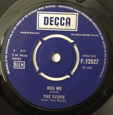 Lot 90 - THE SCORE - PLEASE PLEASE ME 7" (ORIGINAL UK RELEASE - DECCA F 12527)
